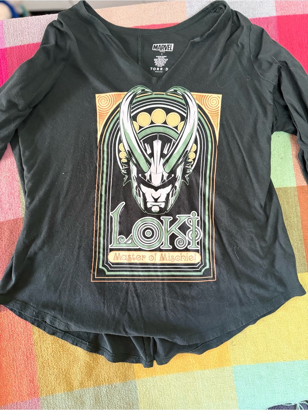 Torrid Marvel Loki Black Graphic Tee - Master of Mischief
